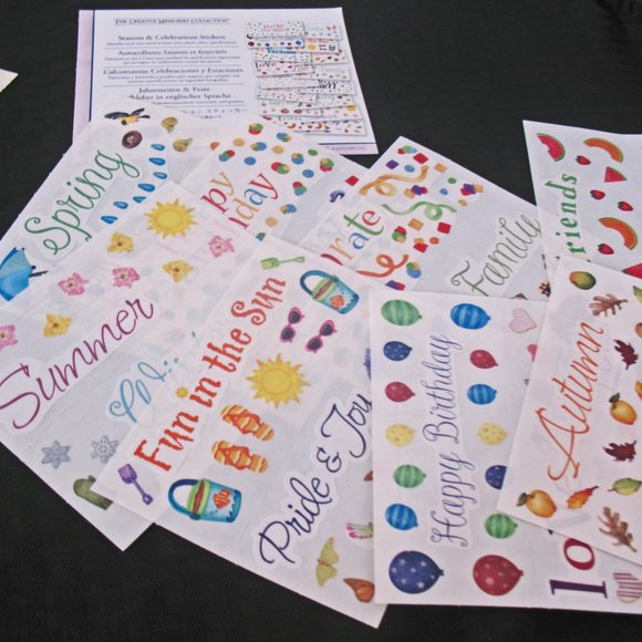 CREATIVE MEMORIES STICKER PACKS, Festivities, Seasons and celebrations, Sun&Fun - Picture 2 of 8